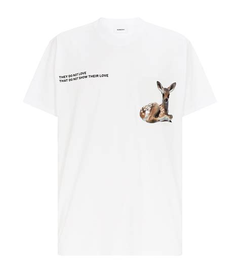 burberry deer t shirt|burberry t shirt men price.